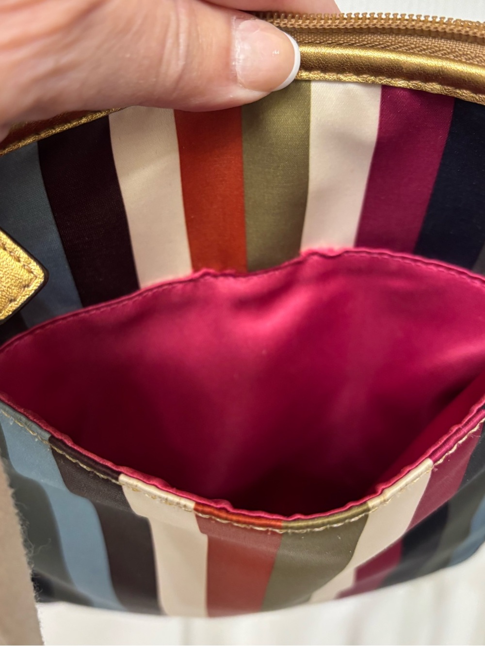Coach Julia legacy stripe swingpack crossbody - Picture 4 of 9